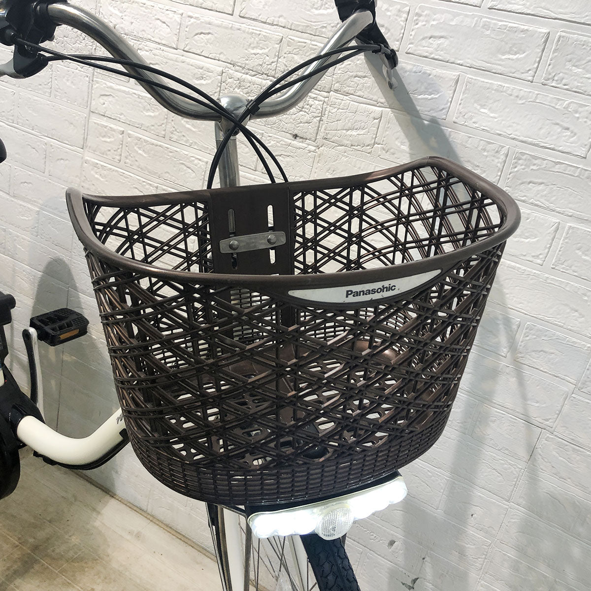 中古電動自転車 パナソニック ビビ DX ホワイト 26インチ YF017