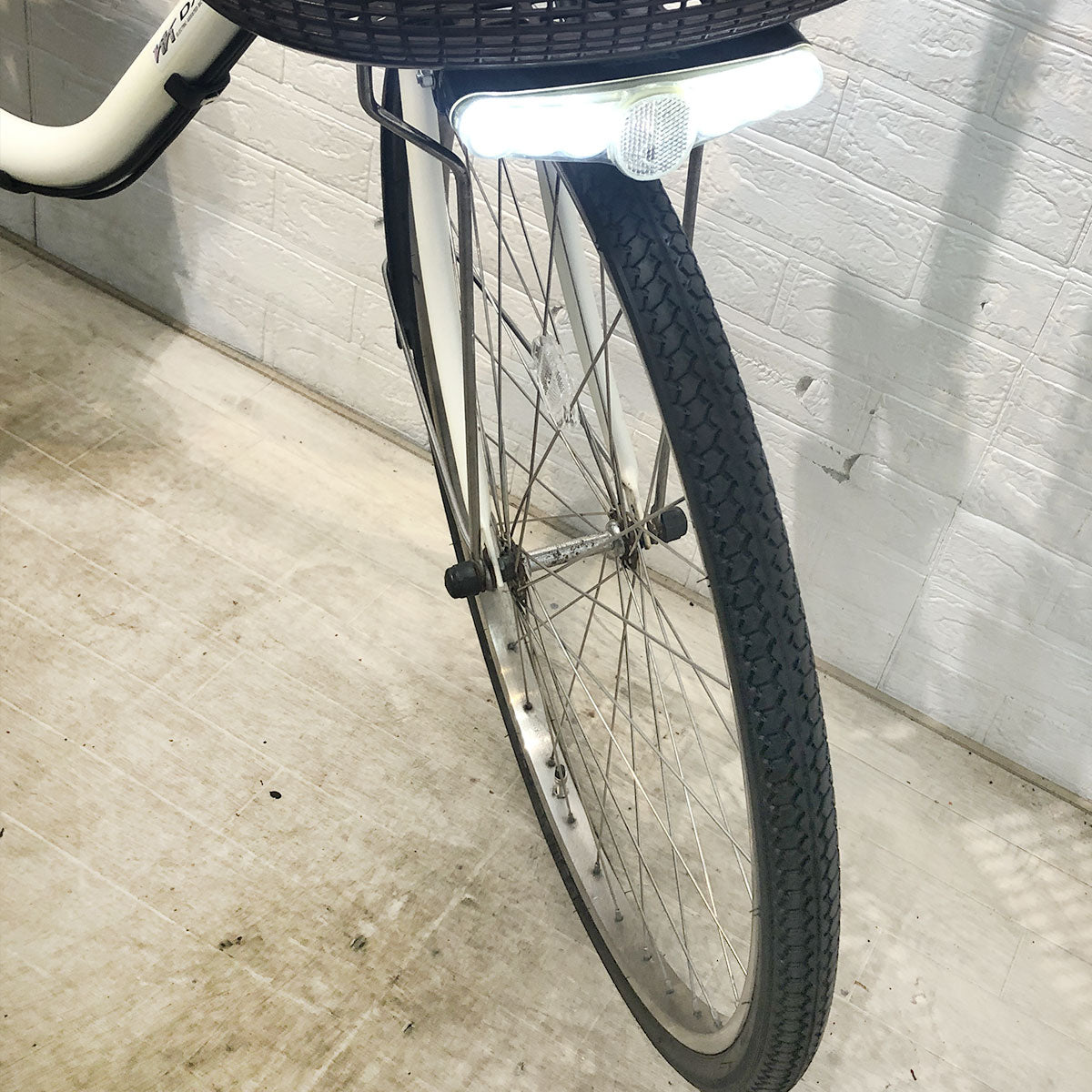中古電動自転車 パナソニック ビビ DX ホワイト 26インチ YF017 – e 
