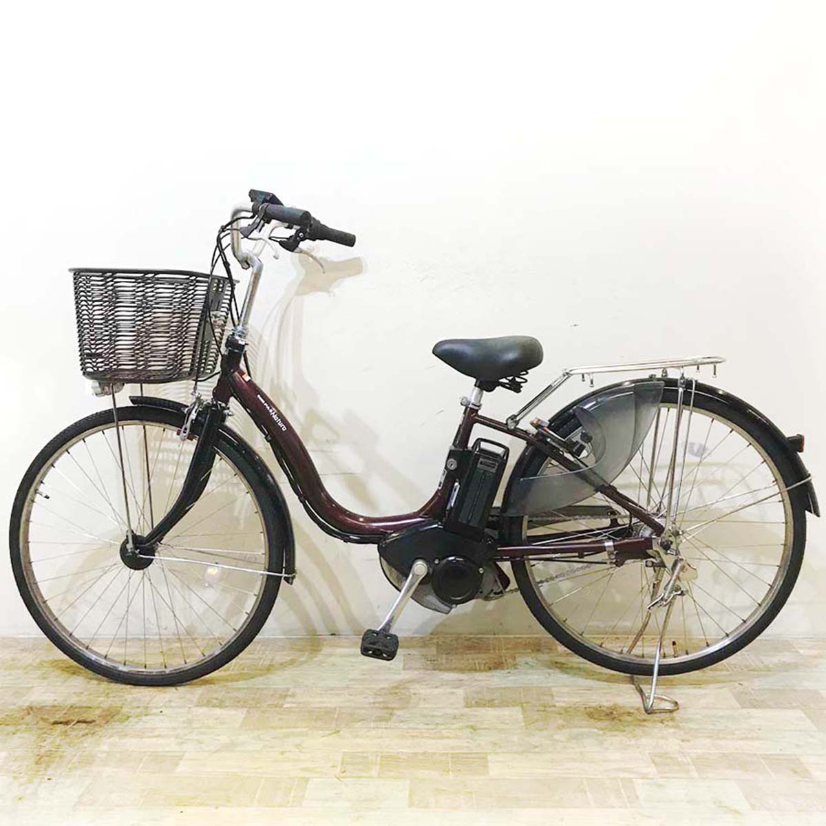 中古電動自転車 ヤマハ PAS ナチュラ XL スーパー ブラウン 26インチ KE018