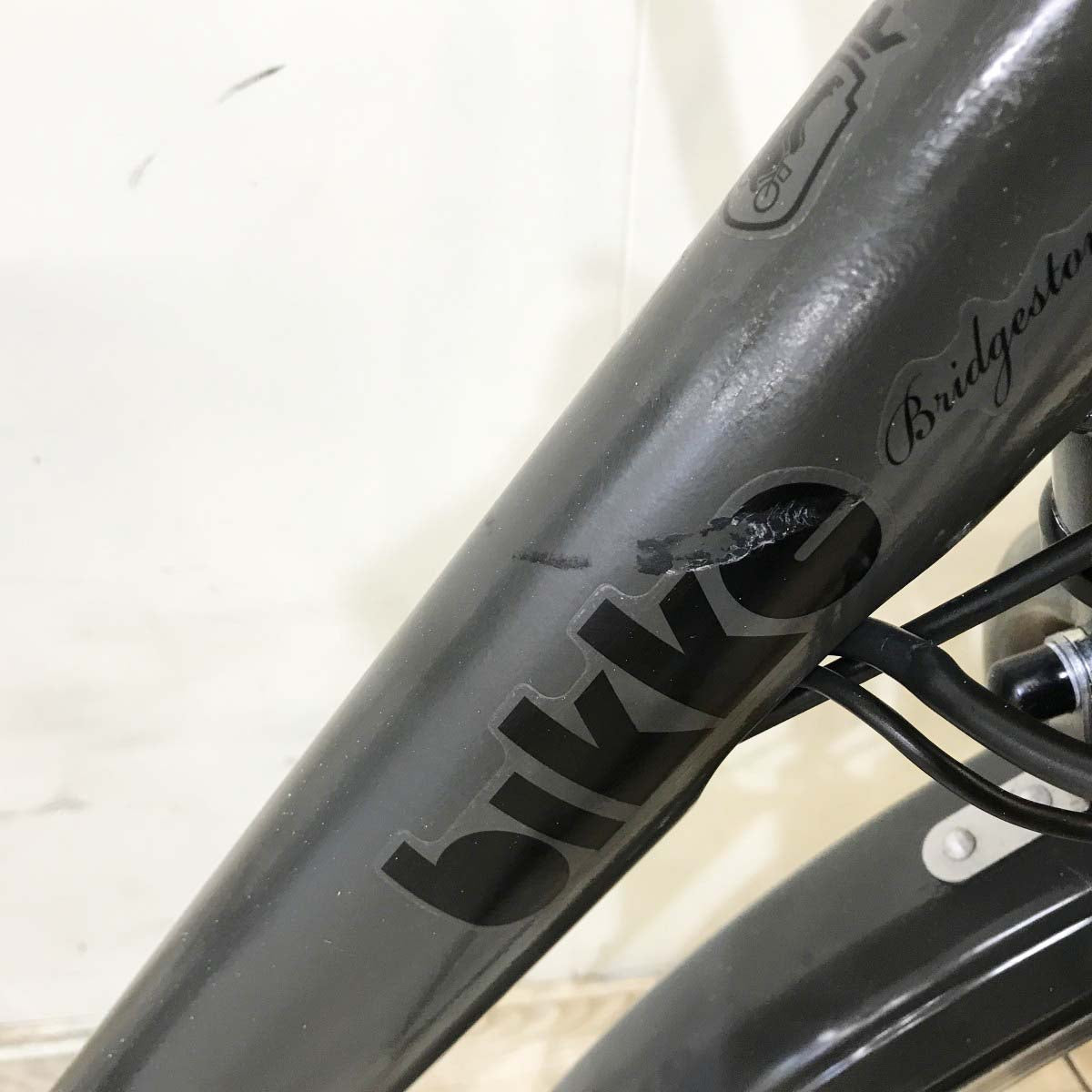 中古電動自転車 ブリヂストン ビッケモブdd グレー 24×20インチ KI075