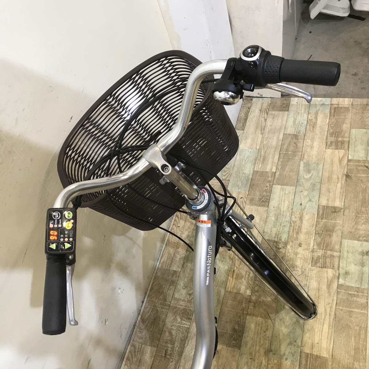 中古電動自転車 ヤマハ PAS ナチュラ M シルバー 26インチ KE019 