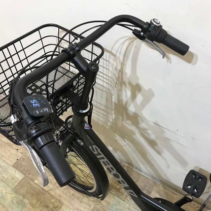 ブリヂストン ステップクルーズ e カーキ 26インチ KZ015 【中古車】
