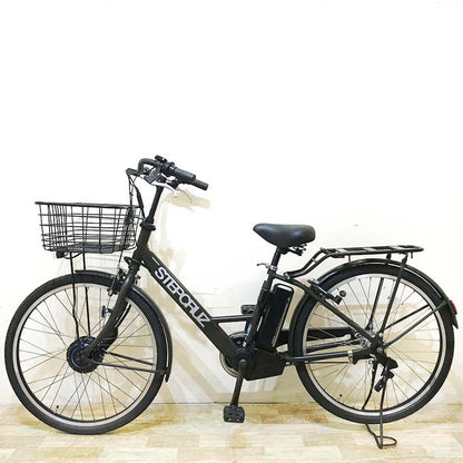 ブリヂストン ステップクルーズ e カーキ 26インチ KZ015 【中古車】