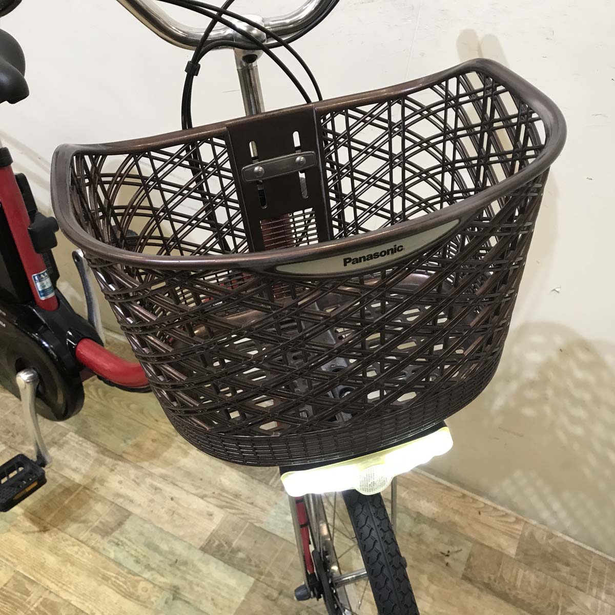 中古電動自転車 パナソニック ビビ DX レッド 26インチ KE020 