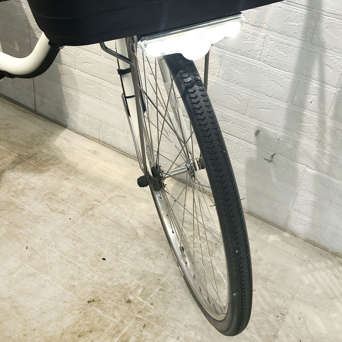 中古電動自転車 パナソニック ビビ DX ホワイト 26インチ YF018