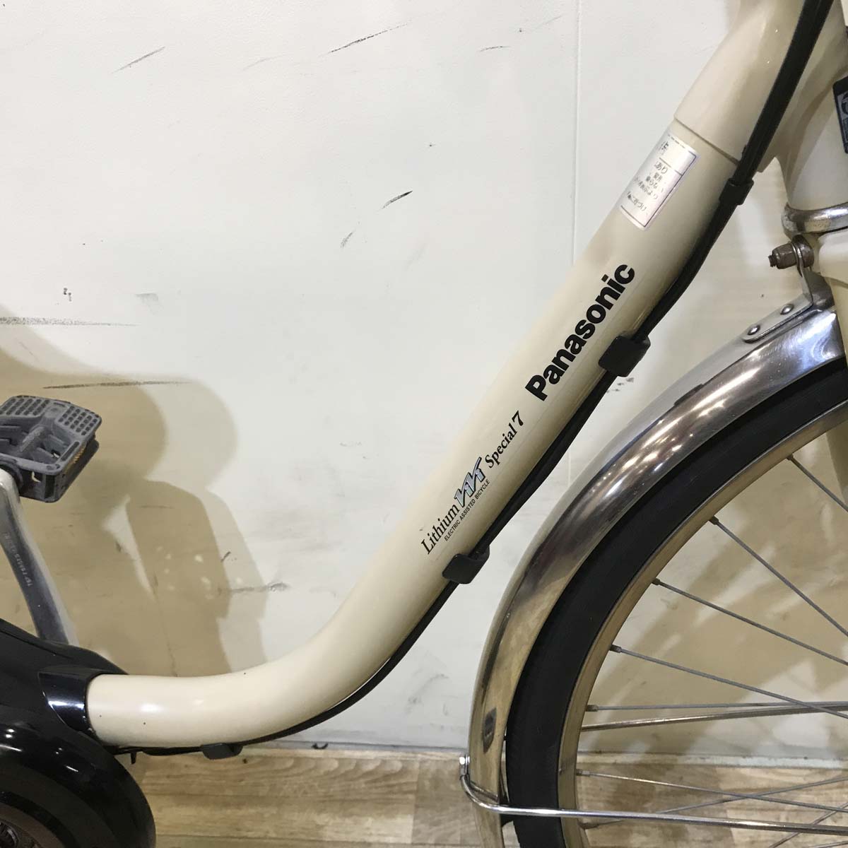 中古電動自転車 パナソニック ビビ SS ベージュ 26インチ KE021