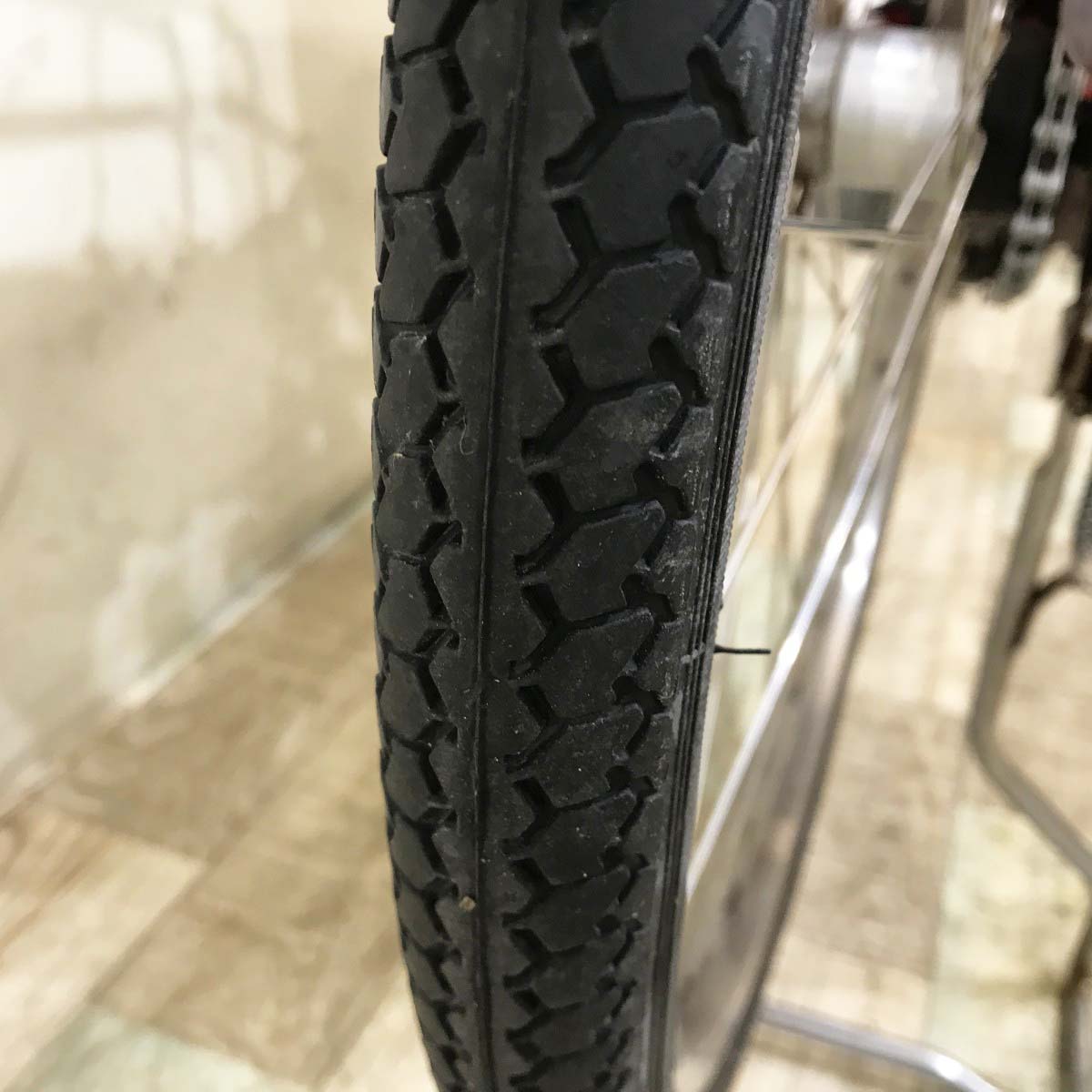 中古電動自転車 パナソニック ビビDX レッド 24インチ KI076