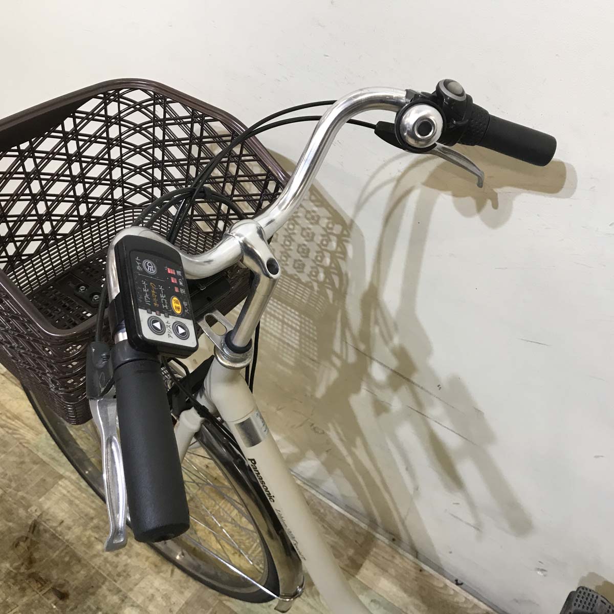 中古電動自転車 パナソニック ビビ SS ベージュ 26インチ KE021
