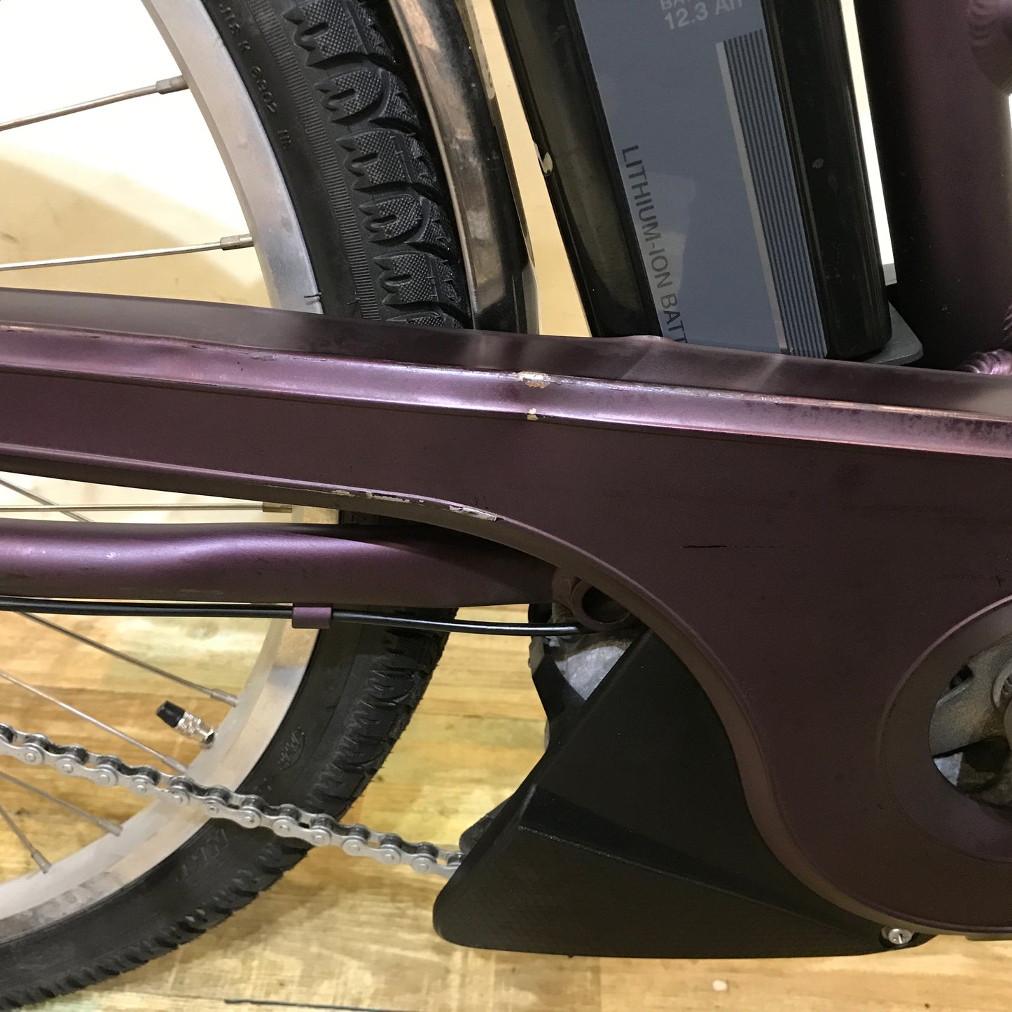 ヤマハ PAS Mina パス ミナ パープル 26インチ KP123 電動自転車 【中古車】