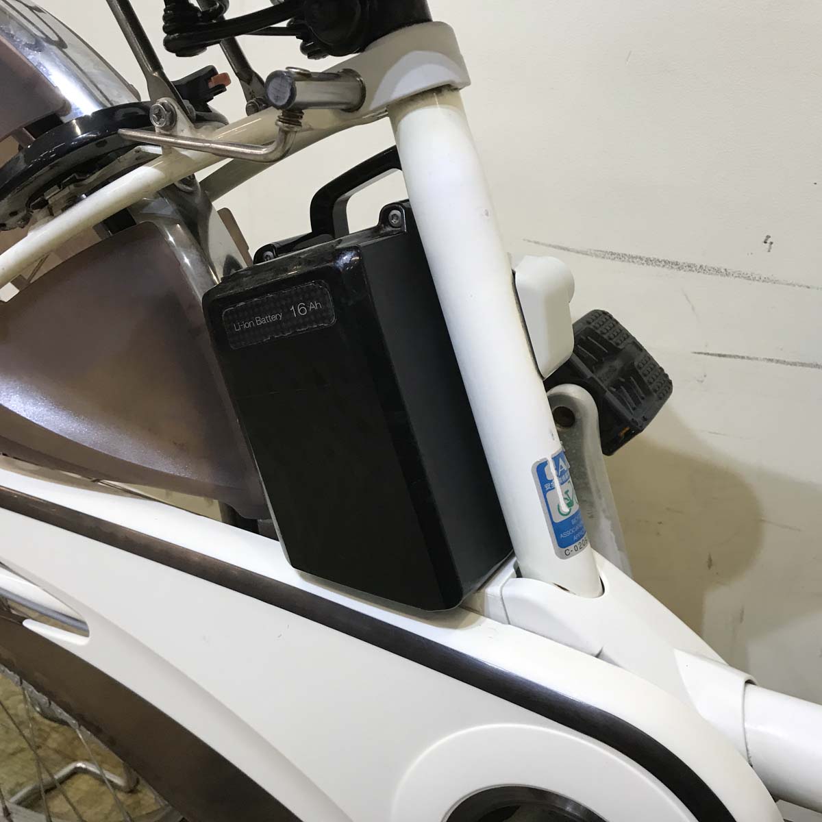 中古電動自転車 パナソニック ビビ DX ホワイト 26インチ KE022