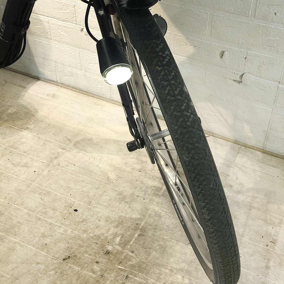 中古電動自転車 パナソニック ギュット パープル 前22×後26インチ YF019