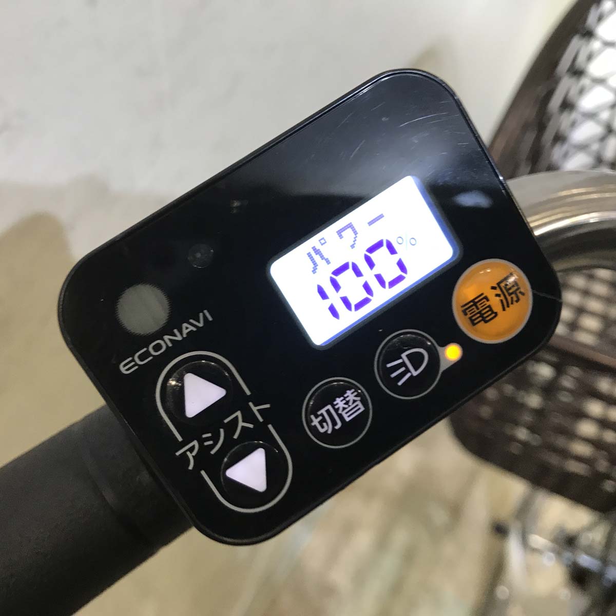 中古電動自転車 パナソニック ビビ DX ホワイト 26インチ KE022