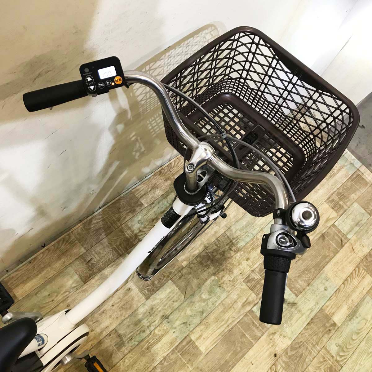 中古電動自転車 パナソニック ビビ DX ホワイト 26インチ KE022