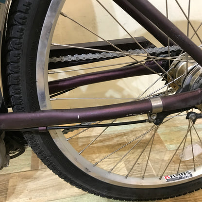 ヤマハ PAS Mina パス ミナ パープル 26インチ KP123 電動自転車 【中古車】