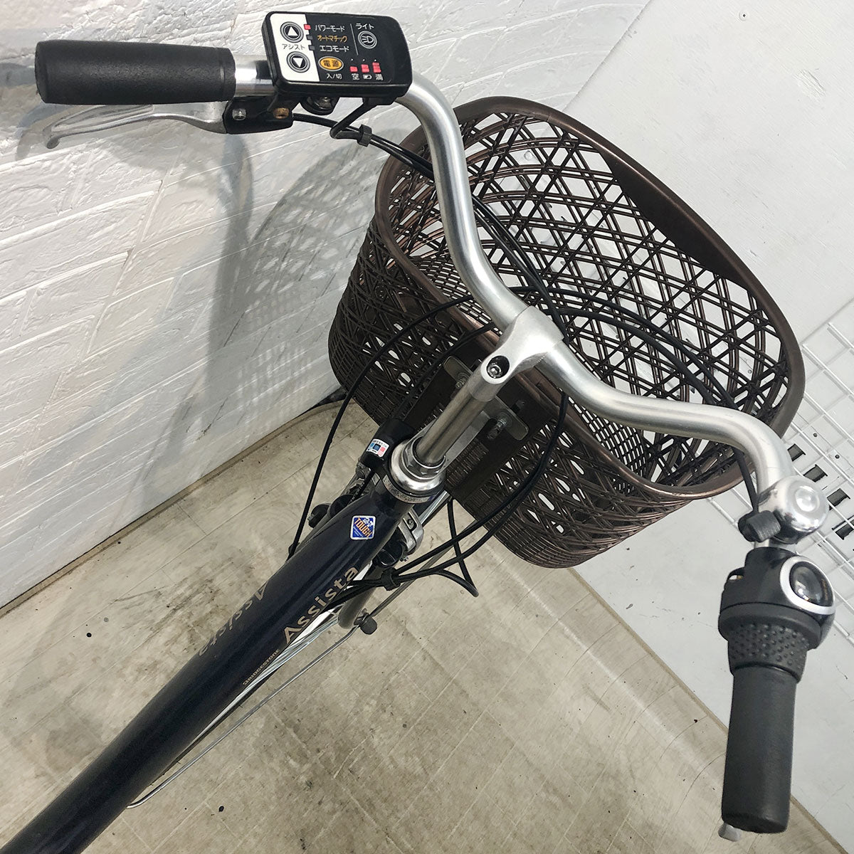 中古電動自転車 ブリヂストン アシスタ ベーシック ネイビー 26インチ YF020