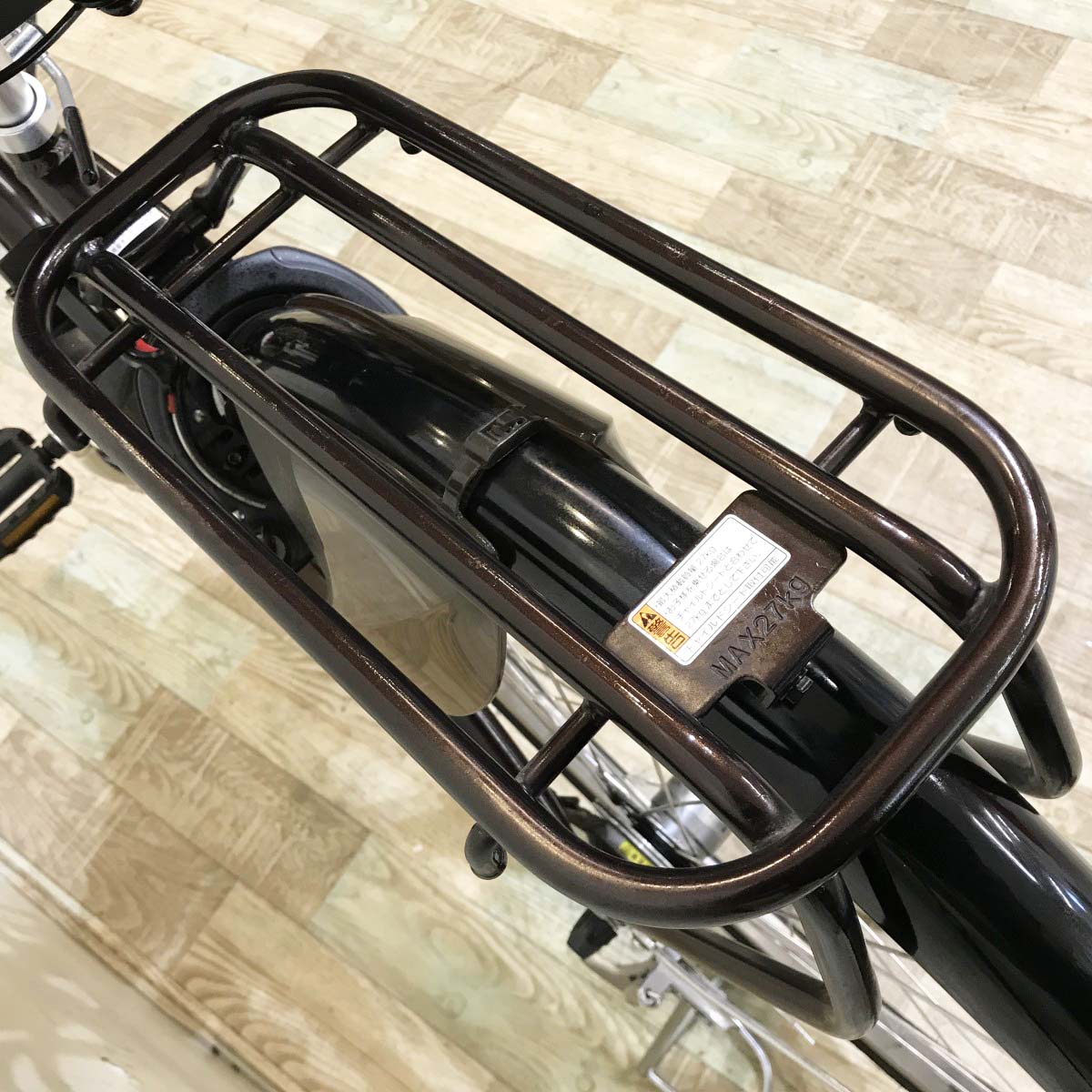 中古電動自転車 ヤマハ PAS ウィズ ブラウン 26インチ KI078