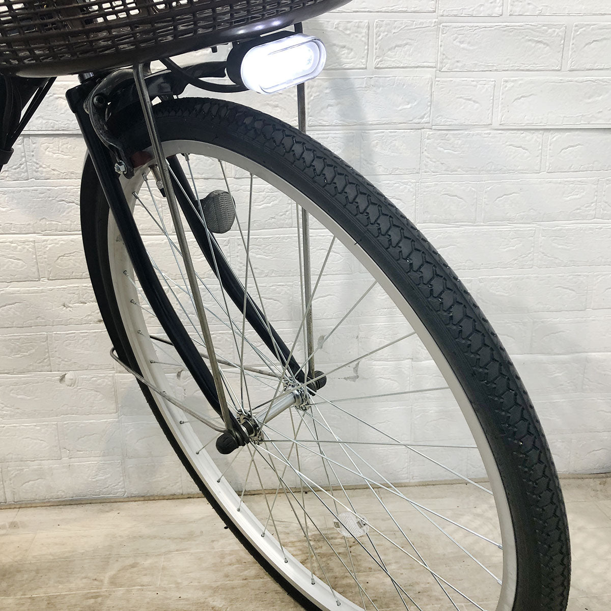 中古電動自転車 ブリヂストン アシスタ ベーシック ネイビー 26インチ YF020