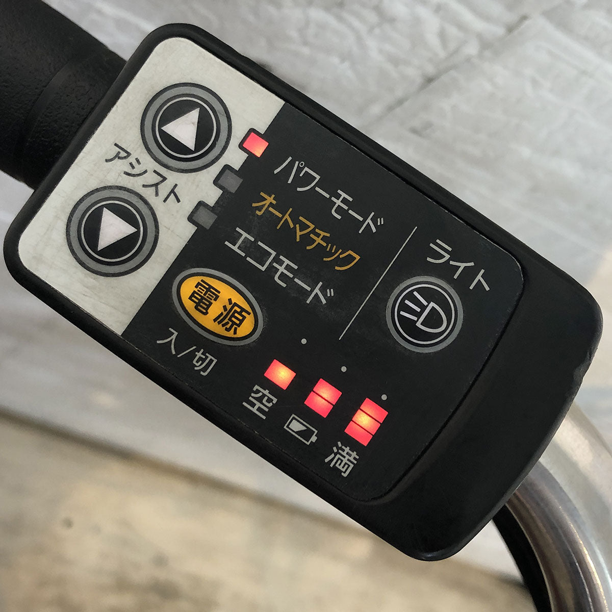 中古電動自転車 パナソニック ビビ スタイル NX レッド 26インチ YF021 