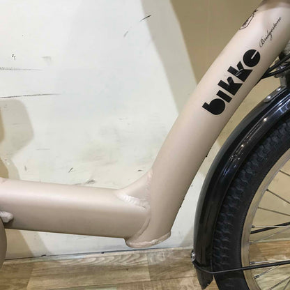 ブリヂストン bikke POLAR e ビッケ ポーラー イー ベージュ 20インチ KE024【中古車】