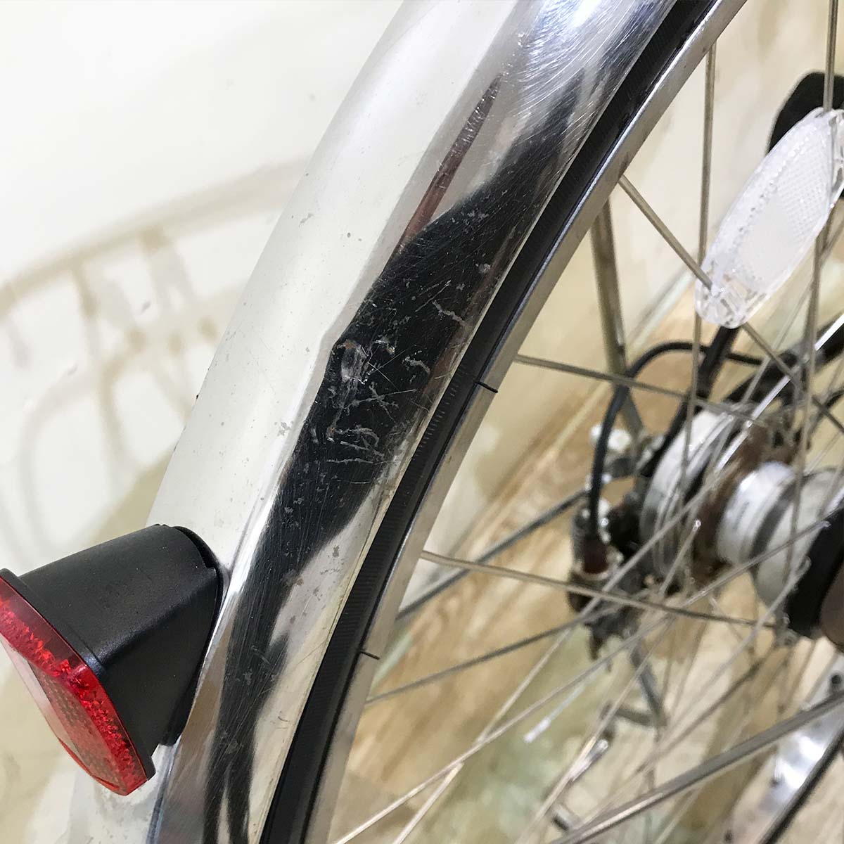中古電動自転車 パナソニック ビビEX ブラウン 26インチ KI079