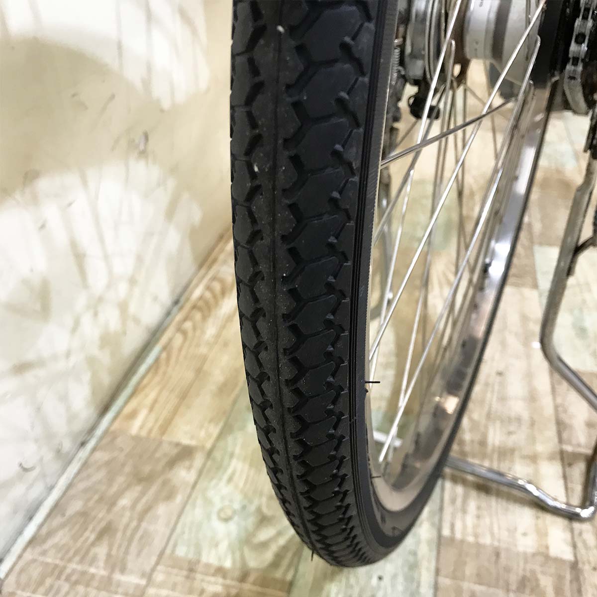 中古電動自転車 パナソニック ビビEX ブラウン 26インチ KI079