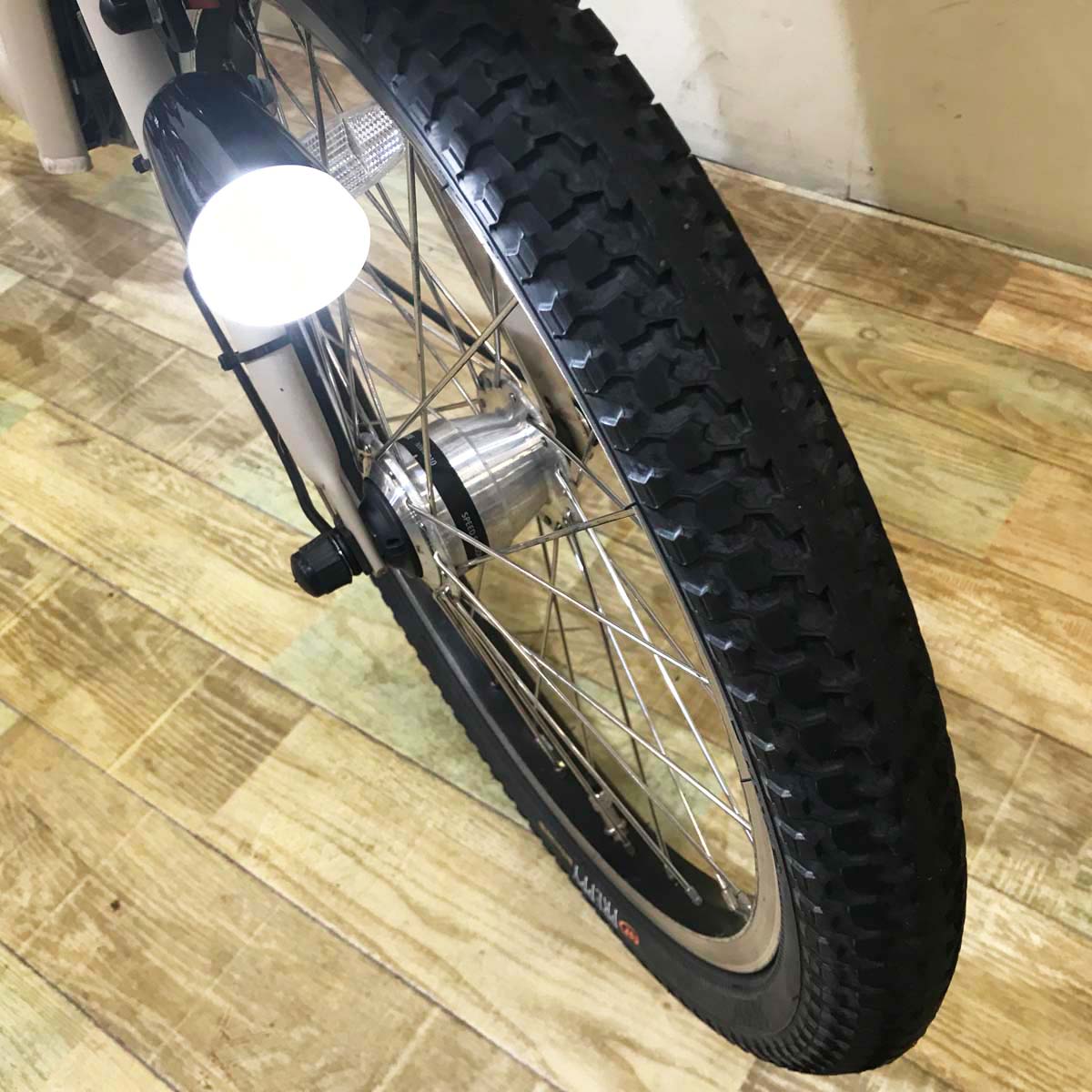 ブリヂストン bikke POLAR e ビッケ ポーラー イー ベージュ 20インチ KE024【中古車】