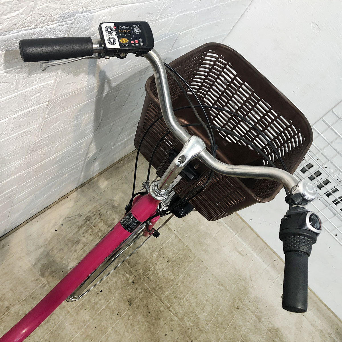 中古電動自転車 パナソニック ビビ スペシャル5 ピンク 26インチ YF022