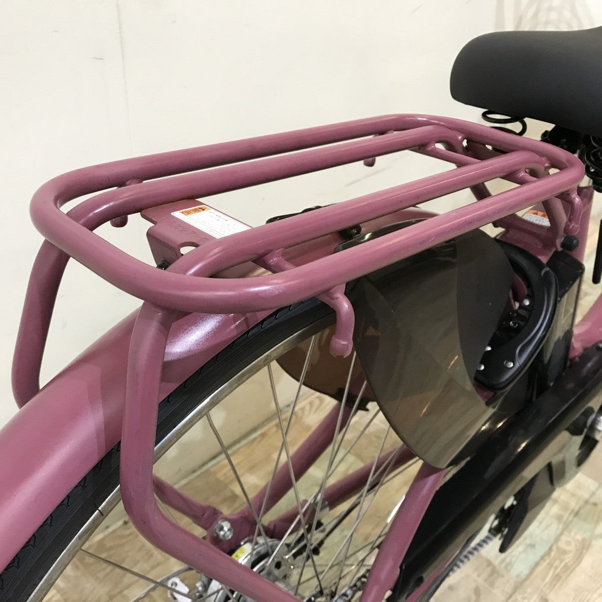 中古電動自転車 ヤマハ PAS ウィズ ピンク 26インチ KI080