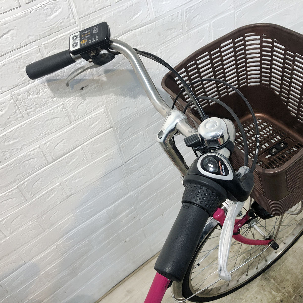 中古電動自転車 パナソニック ビビ スペシャル5 ピンク 26インチ YF022