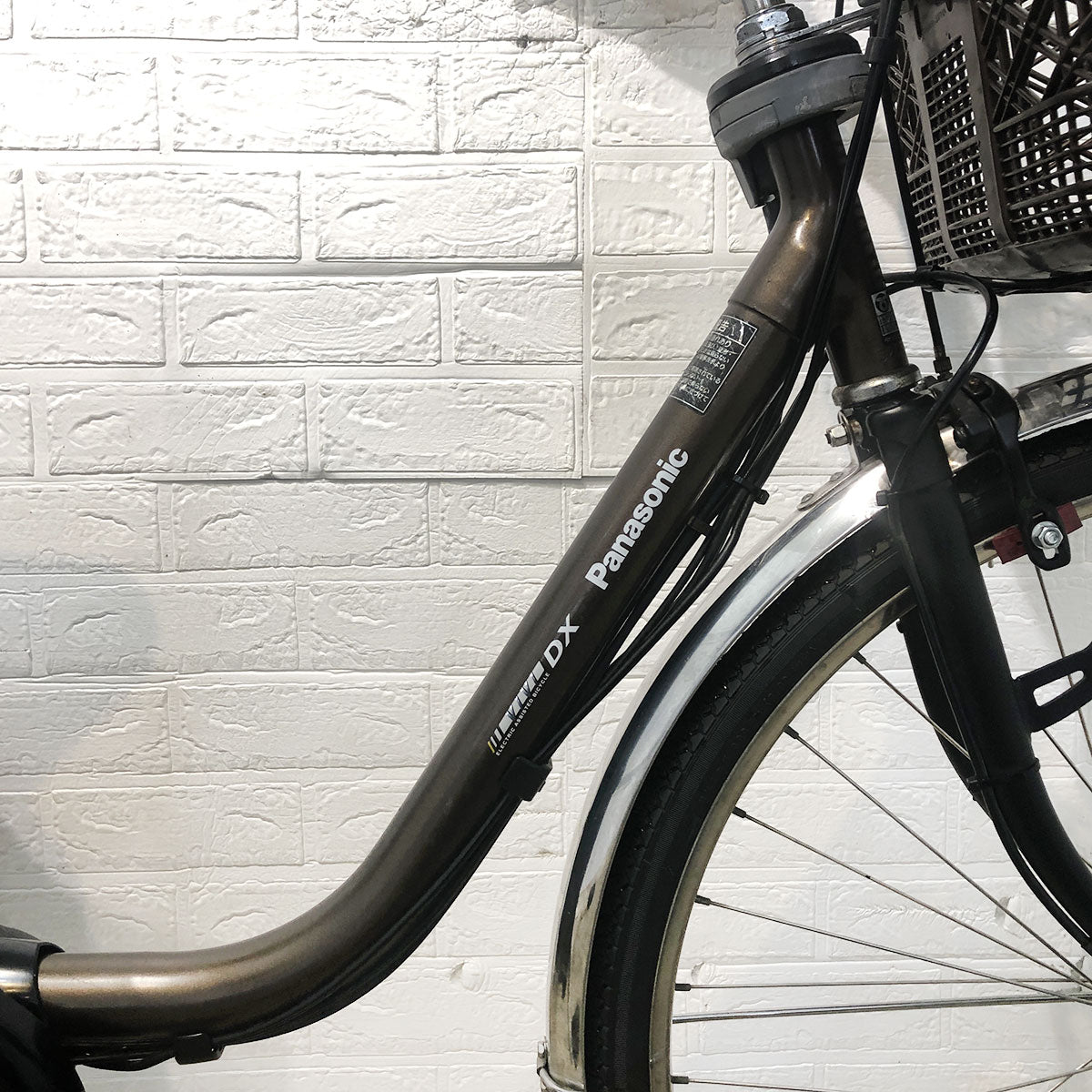 中古電動自転車 パナソニック ビビ DX ブラウン 26インチ YF023
