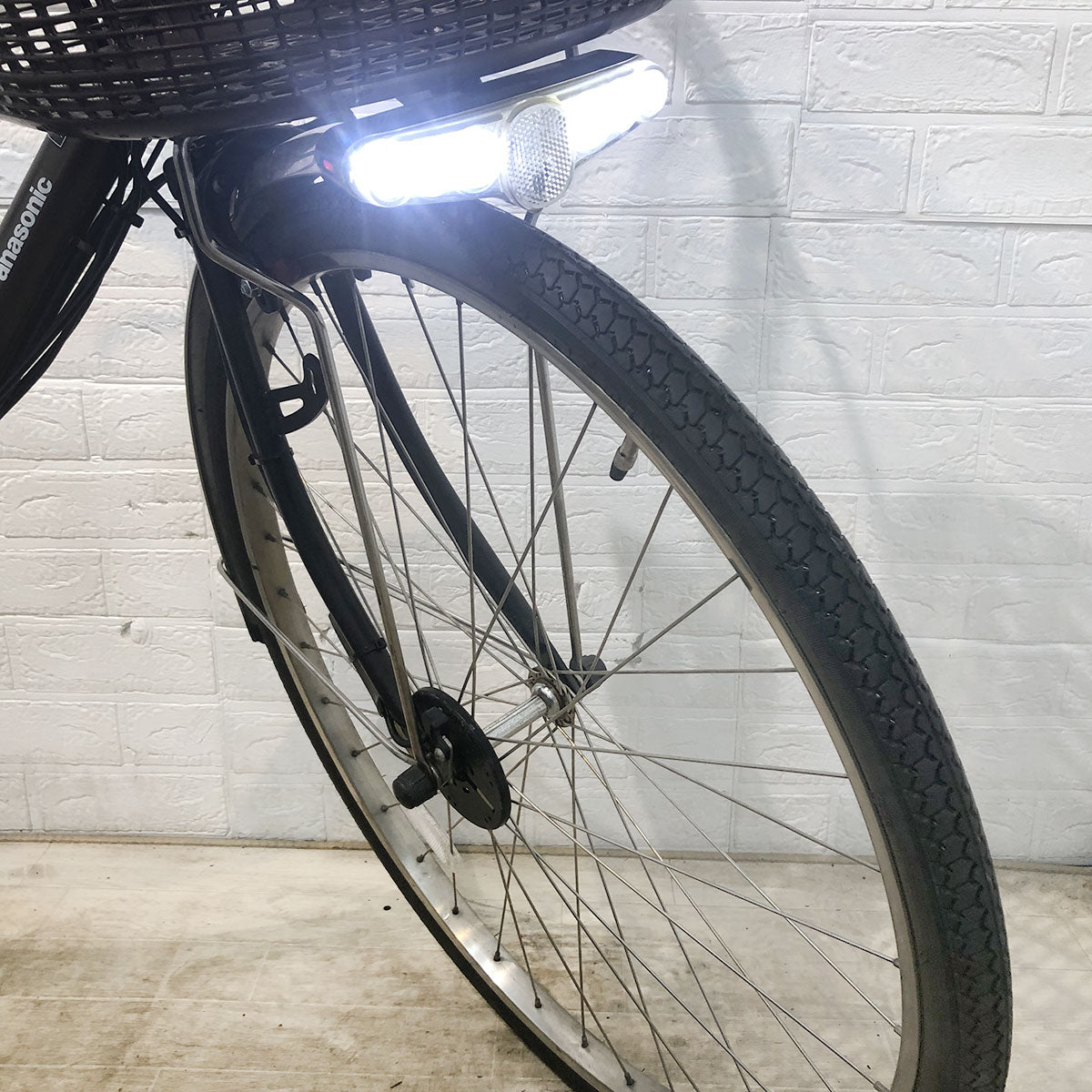 中古電動自転車 パナソニック ビビ DX ブラウン 26インチ YF023