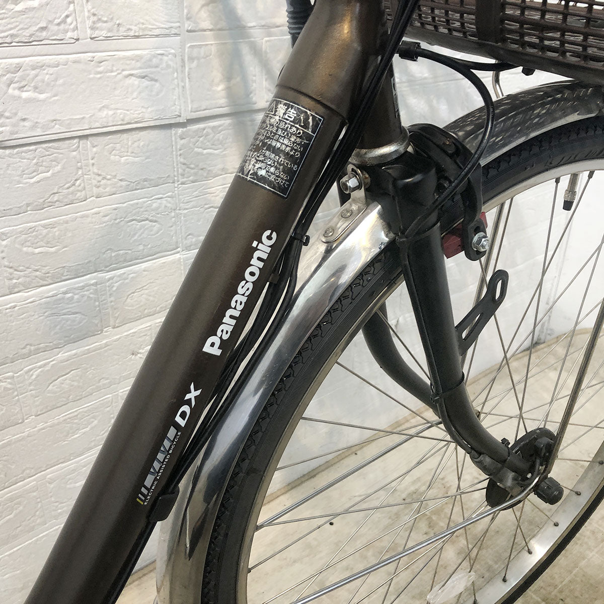 中古電動自転車 パナソニック ビビ DX ブラウン 26インチ YF023