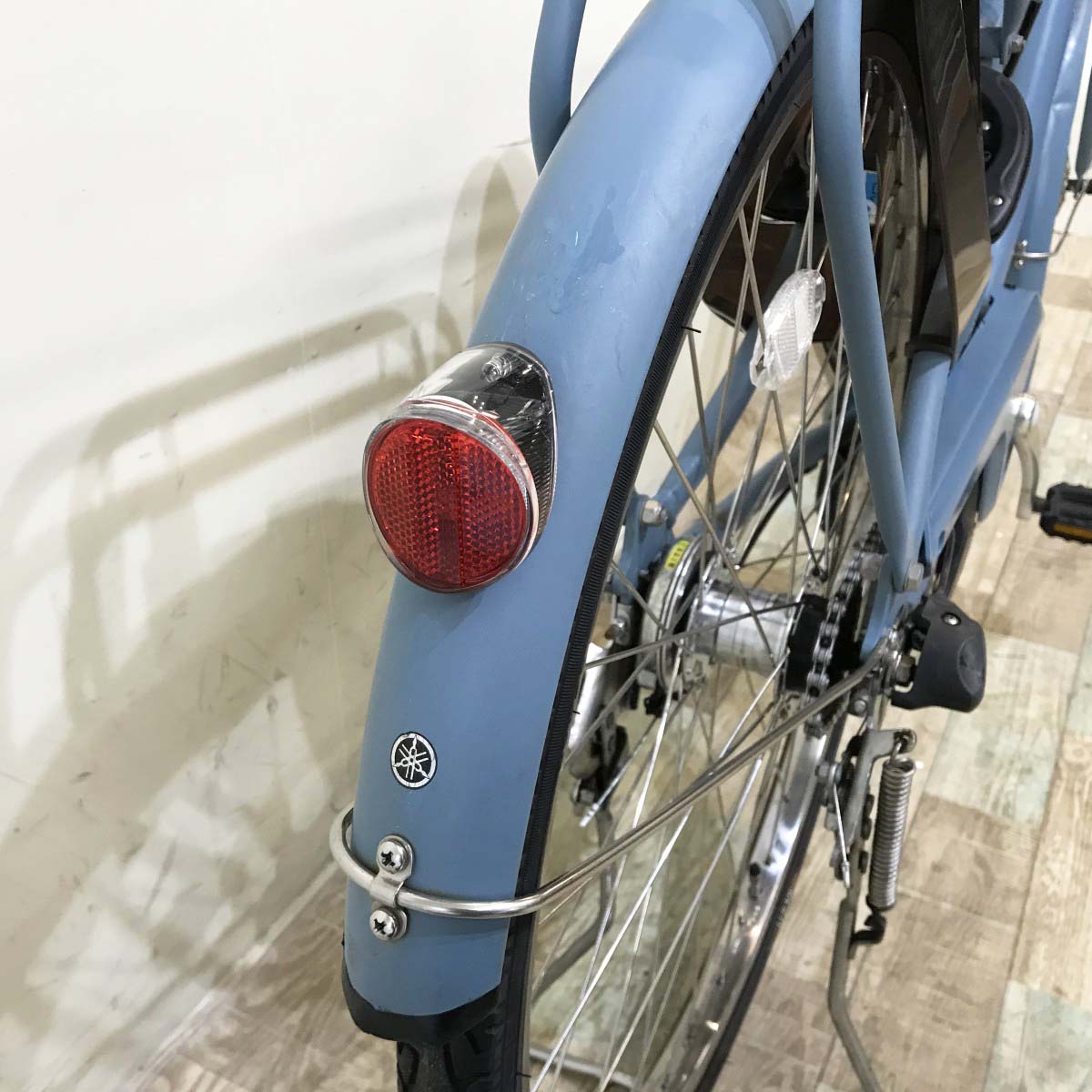 中古電動自転車 ヤマハ PAS ウィズ ブルー 26インチ KI081