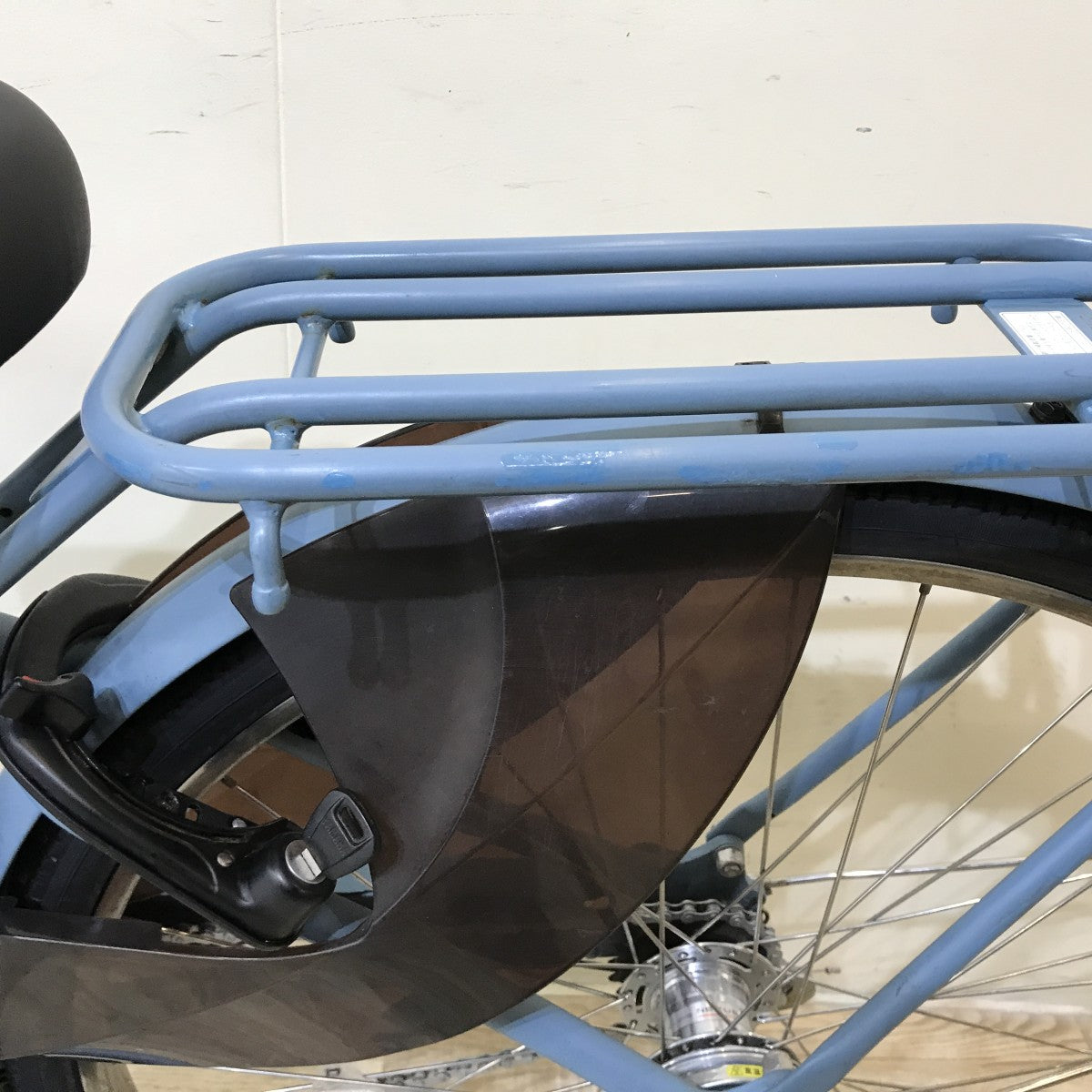 中古電動自転車 ヤマハ PAS ウィズ ブルー 26インチ KI081