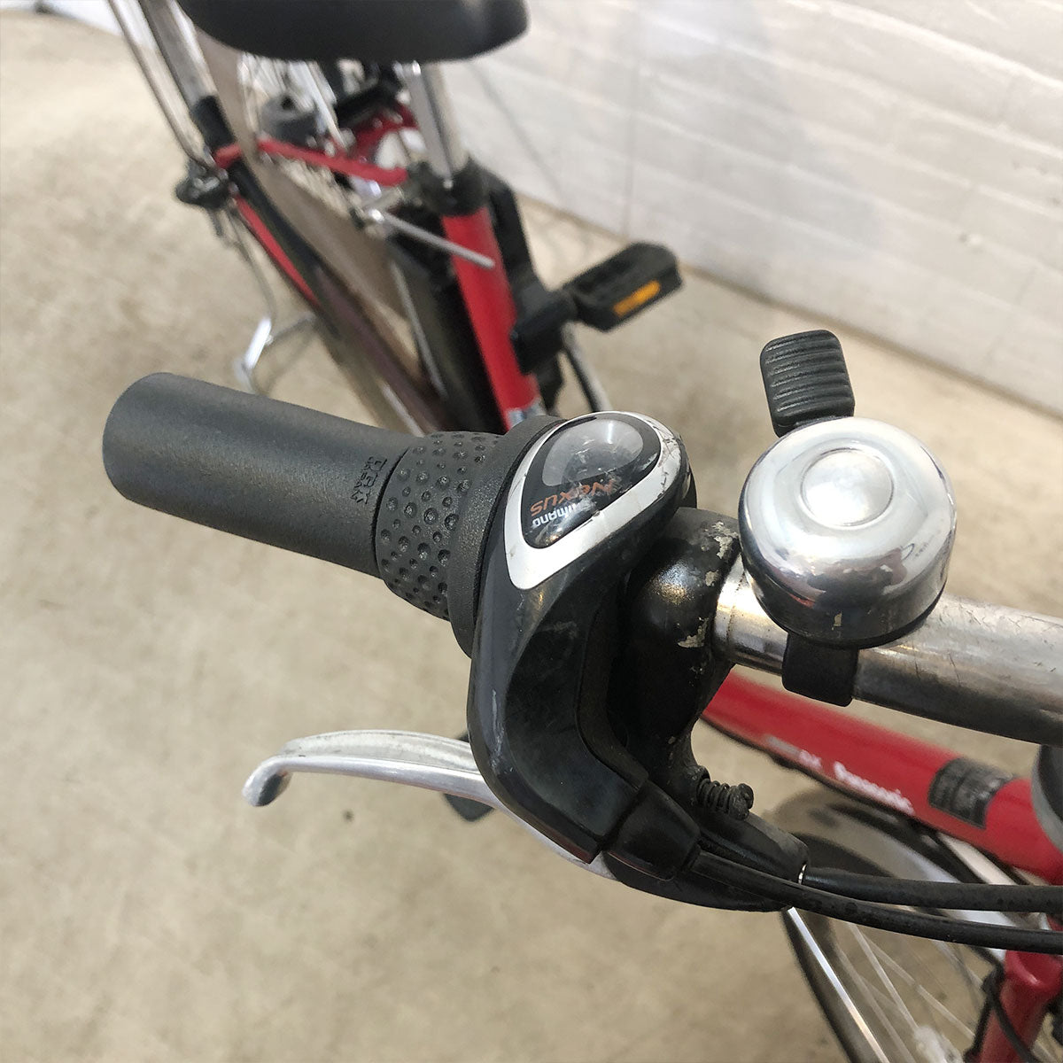 中古電動自転車 パナソニック ビビ DX レッド 26インチ YF024