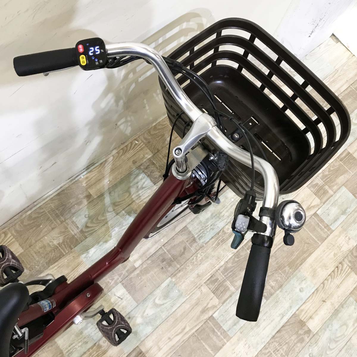 中古電動自転車 ブリヂストン フロンティア ラクット レッド 20インチ KI082