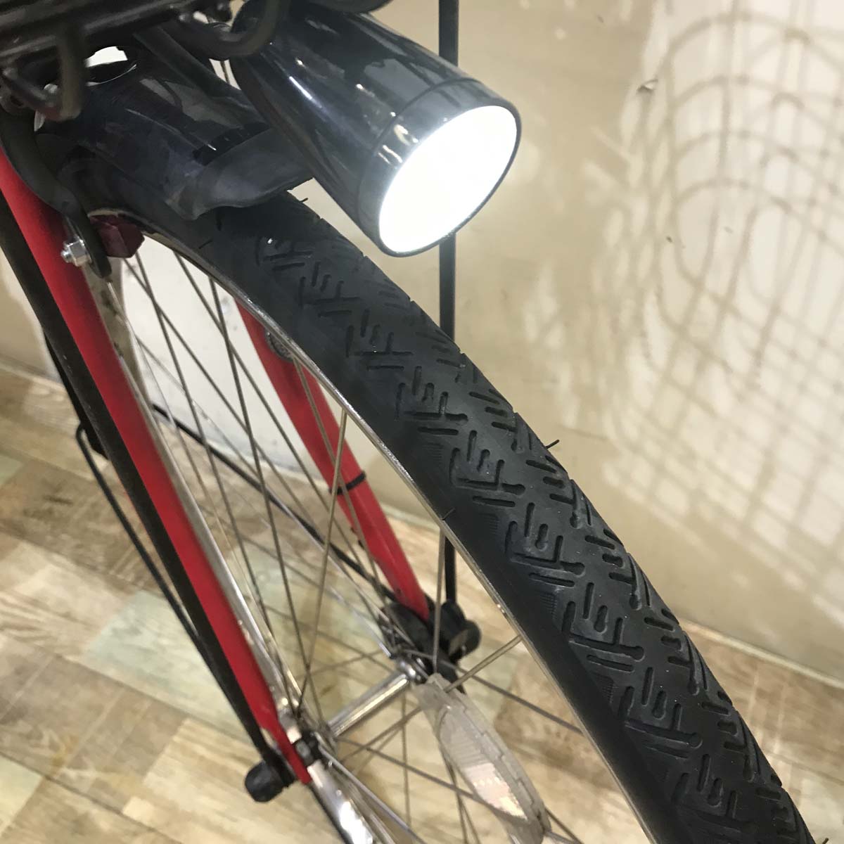 中古電動自転車 ヤマハ PAS ラフィーニ レッド 26インチ KE028