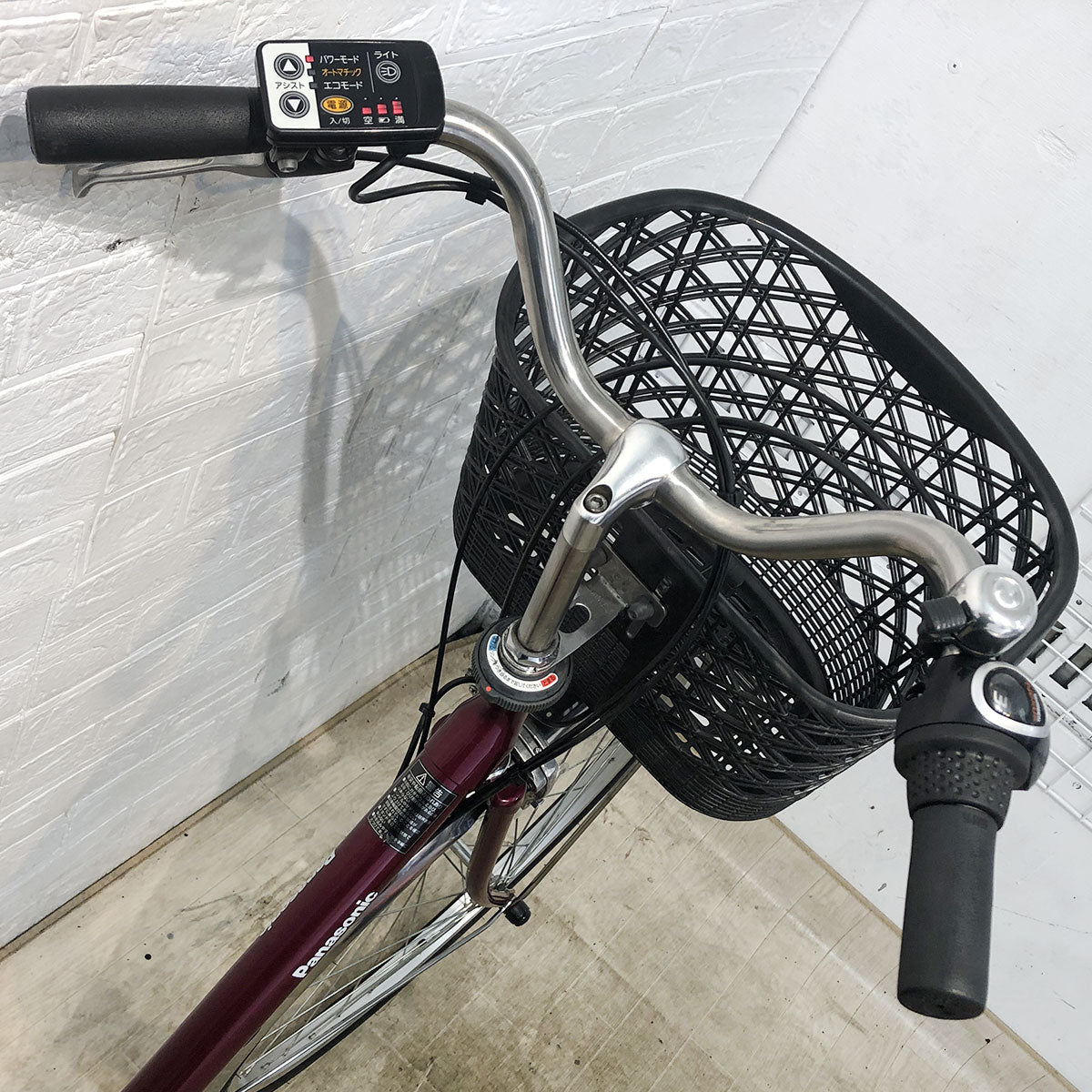 中古電動自転車 パナソニック ビビ TX レッド 26インチ YF025 