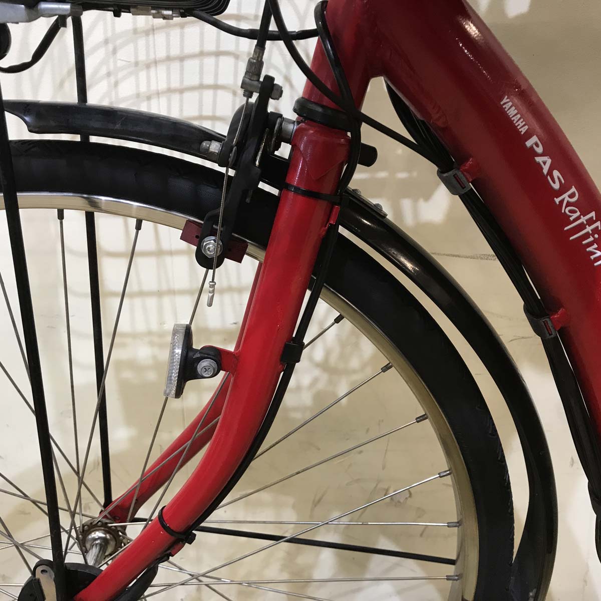 中古電動自転車 ヤマハ PAS ラフィーニ レッド 26インチ KE028