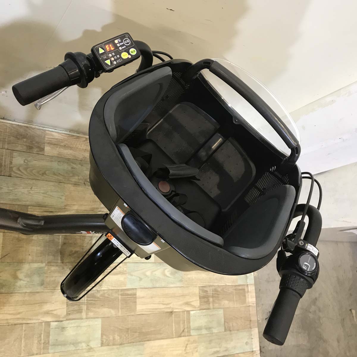 中古電動自転車 ヤマハ PAS Kiss mini パス キッス ミニ グレー 20インチ KE029