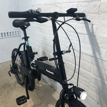 折りたたみ パナソニック オフタイム ブラック 前18×後20インチ YT026 【中古車】
