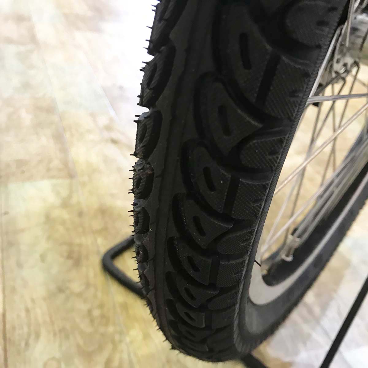 ブリヂストン bikke MOB dd ビッケ モブ dd グレー 前24×後20インチ KZ026 【中古車】