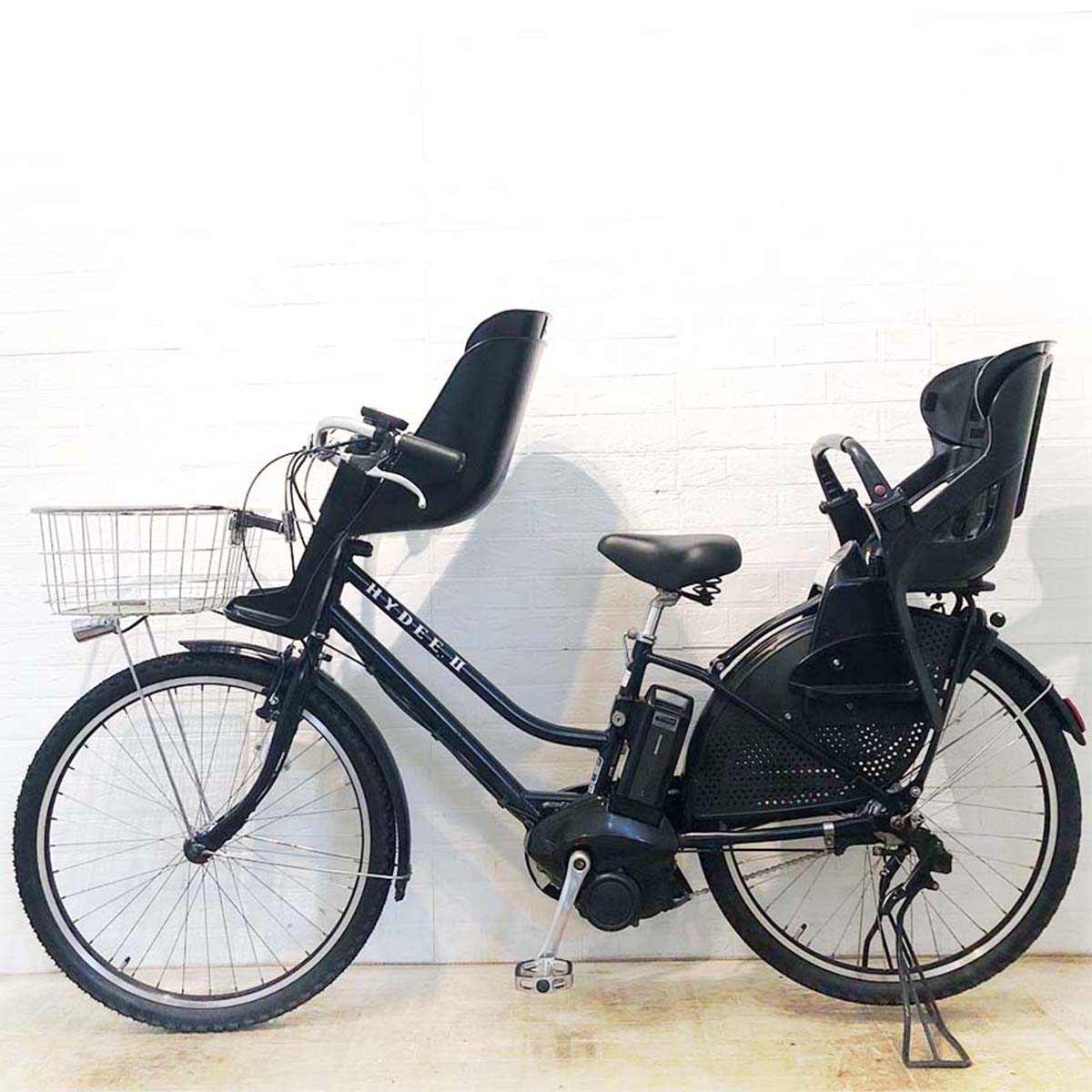 中古電動自転車 ブリヂストン HYDEE 2 ハイディ ツー ネイビー 26インチ YF029 