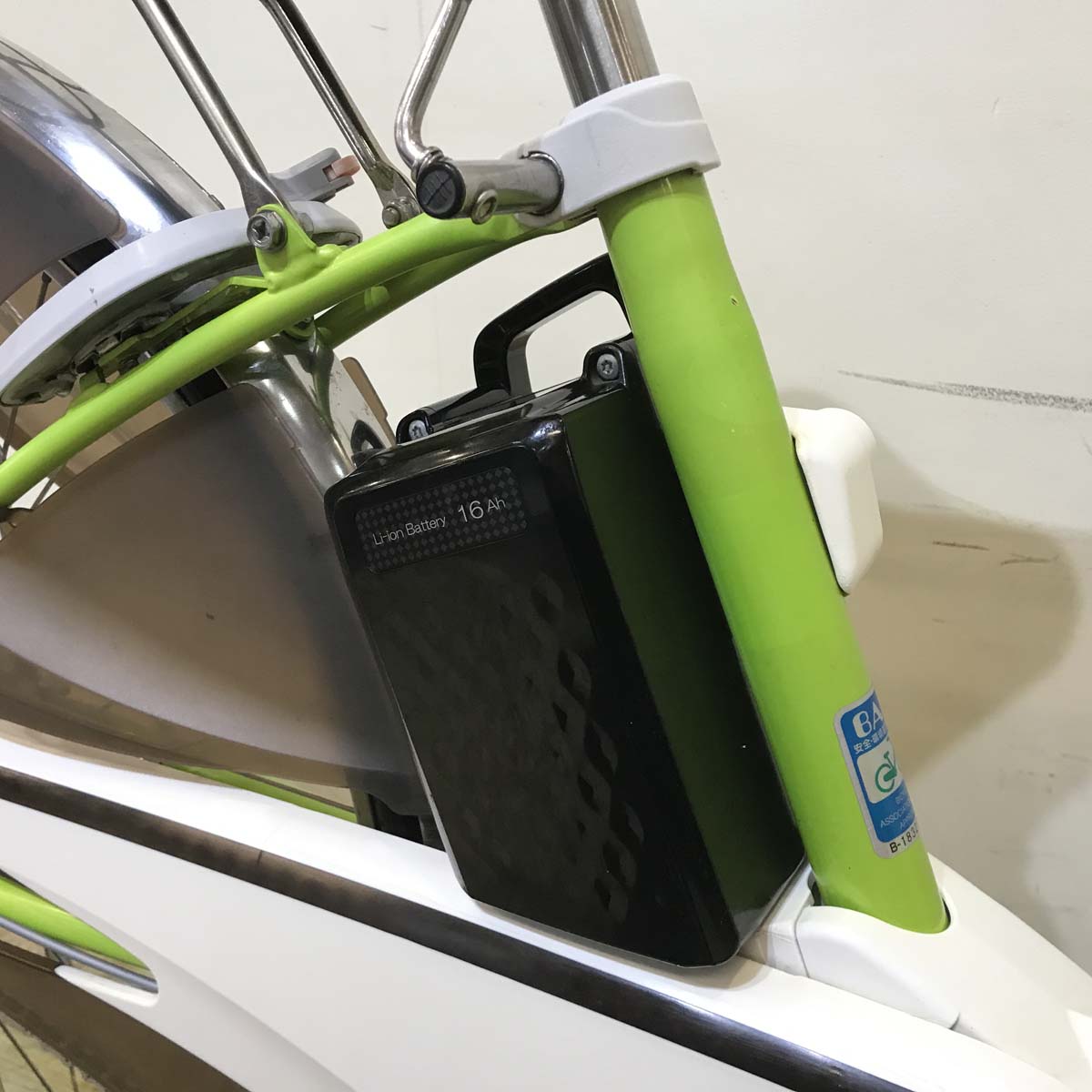 中古電動自転車  パナソニック ビビ DX グリーン 26インチ KE032