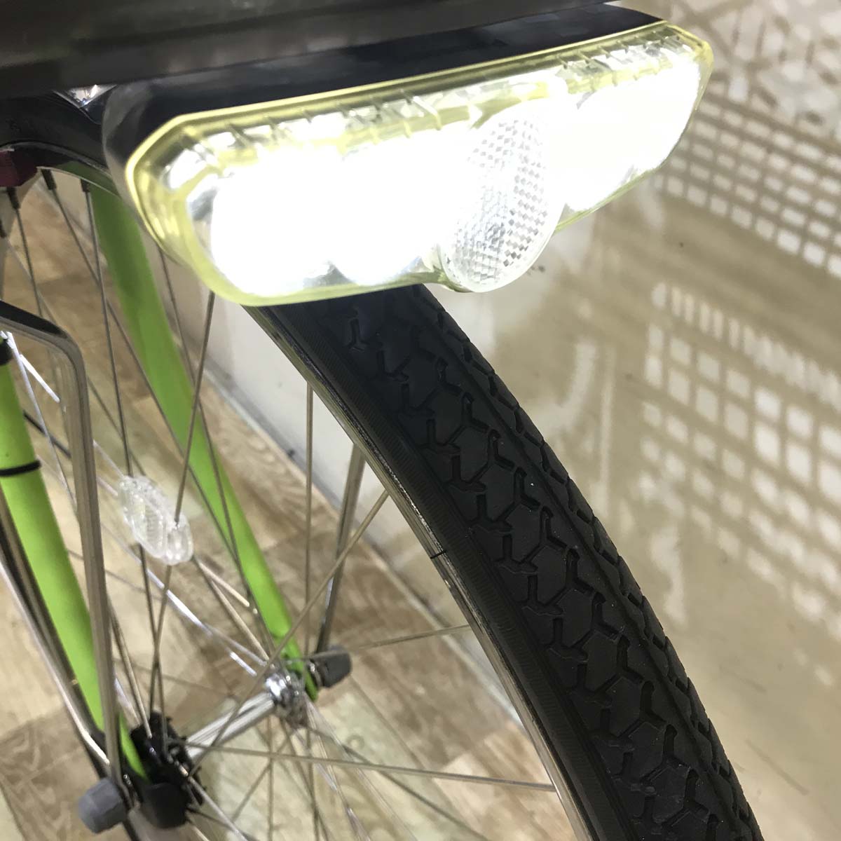 中古電動自転車  パナソニック ビビ DX グリーン 26インチ KE032