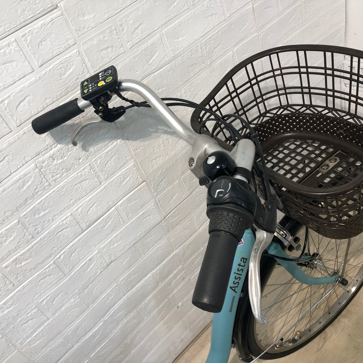 整備済☆送料込！ブリヂストン アシスタDX 26インチ 電動アシスト中古車 中古電動自転車 ブリヂストン アシスタ DX ミント 26インチ YX108 – e