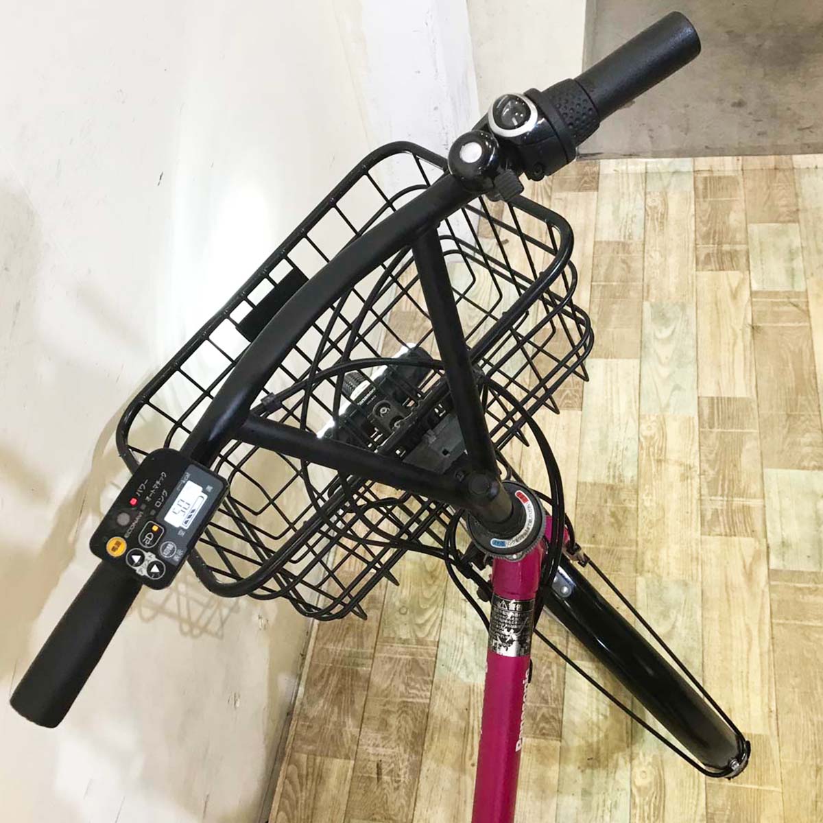 中古電動自転車 パナソニック エーガールズ ピンク 26インチ KE033 