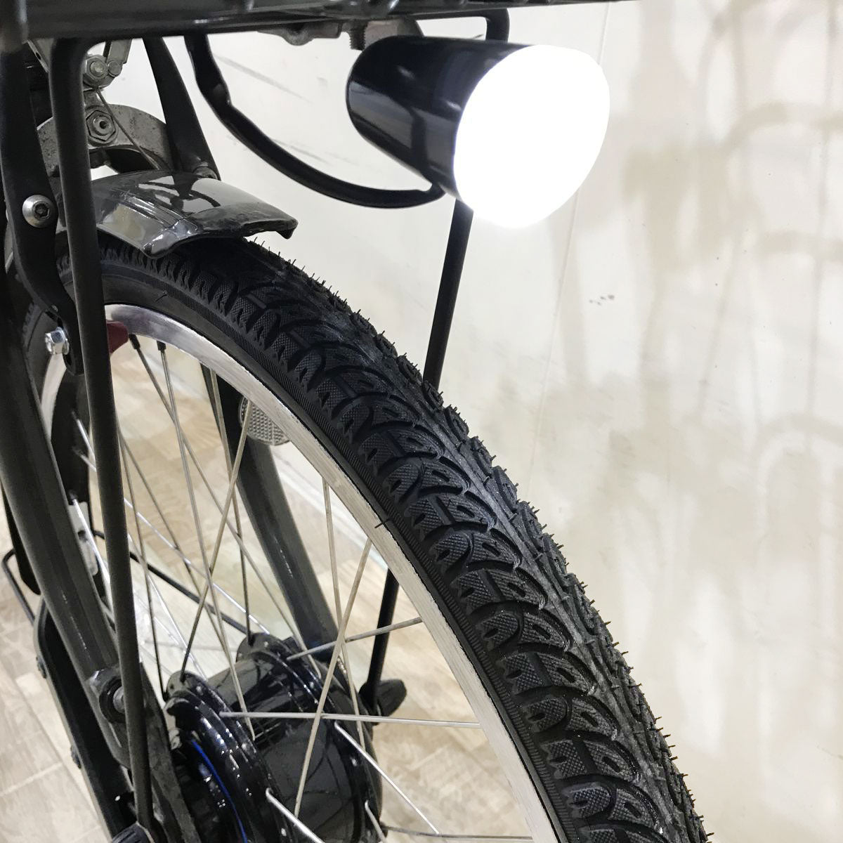 中古電動自転車 ブリヂストン ビッケ モブdd グレー 24×20インチ KI086