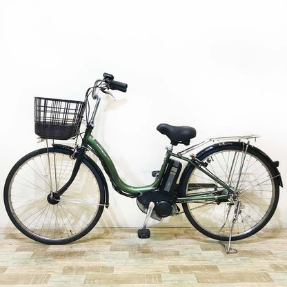ヤマハ PAS ナチュラ L スーパー グリーン 26インチ KU093 【中古車】