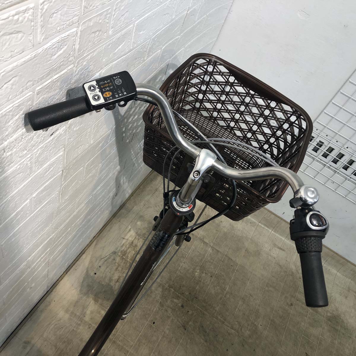中古電動自転車 パナソニック ビビ TX ブラウン 26インチ YF031 